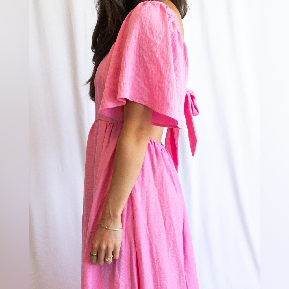 Bow Midi dress - Picture 5 of 11
